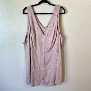 Torrid Fit And Flare Jacquard Button-Front Tank size‎ 5 X Fawn Color NWT